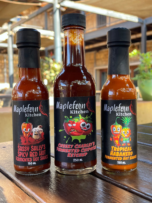 First Release Trio - Sassy Sally's, Tropical Habanero & Cheeky Charley's
