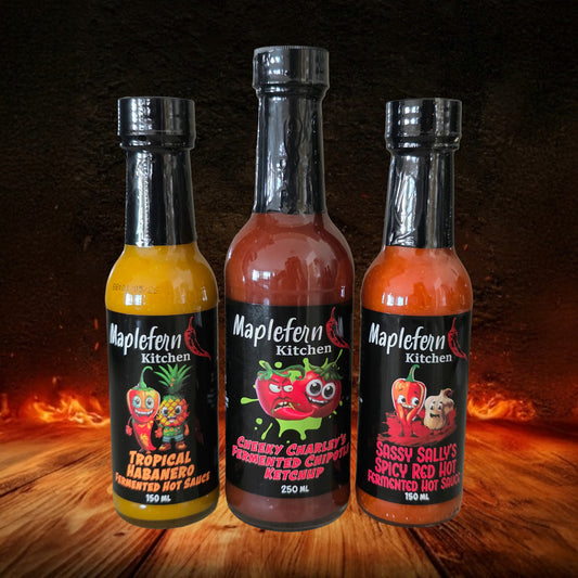 First Release Trio - Sassy Sally's, Tropical Habanero & Cheeky Charley's