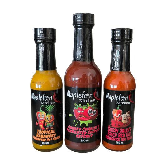 First Release Trio - Sassy Sally's, Tropical Habanero & Cheeky Charley's